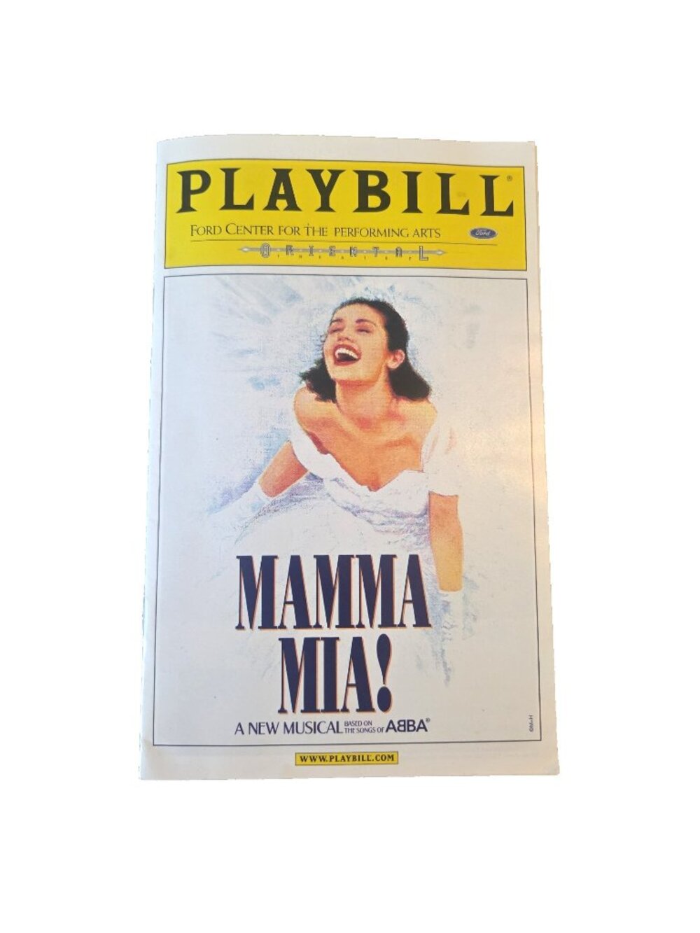 MAMMA MIA 2003 Playbill Program Chicago Tour Ford Center ABBA Kennedy Jones